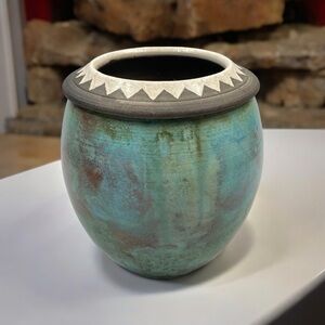 Small Artisan Hand Made Vase